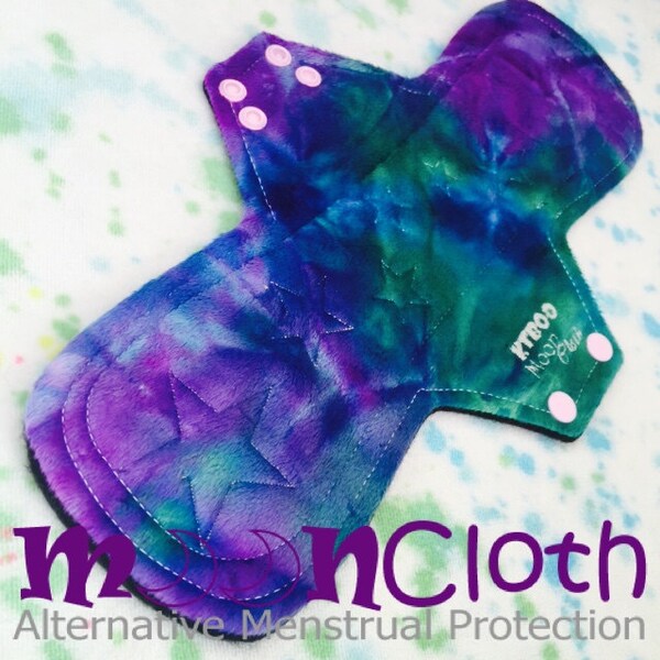 Frozen Illusion Plush Moon Cloth Sanitary Pads | CSP | Alternative Feminine Hygiene | Alternative Menstruation Products | RMPs | AMPs