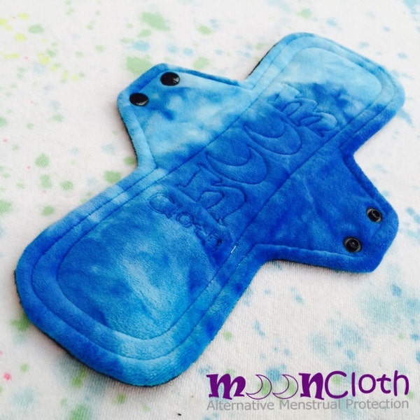 Endless Illusion Minky Plush Moon Cloth Sanitary Pads | CSP | Alternative Feminine Hygiene | Reusable Menstrual Products | Cloth Pads UK