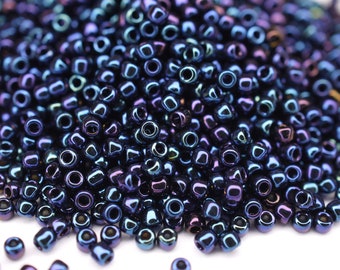 380 EUR/kg || Toho Seed Beads Metallic Nebula | Seed Beads DIY Schmuck, verschiedene Größen, 11/0, 8/0, 6/0