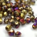 Lot De 200 Perles Facettées En Verre De Bohême Preciosa - 4mm - Couleur "California Violet"