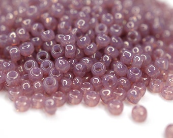 400 EUR/kg || 10g Miyuki Seed Beads Rocailles 8/0 Thistle Pink