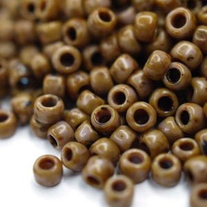 420 EUR/kg || Toho Seed Beads HYBRID Opaque-Frosted Lavender - Picasso | Seed Beads DIY Schmuck, verschiedene Größen, 11/0, 8/0, 6/0