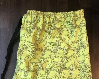 Groene dinosauruspyjamabroek - volwassen maat (klein)