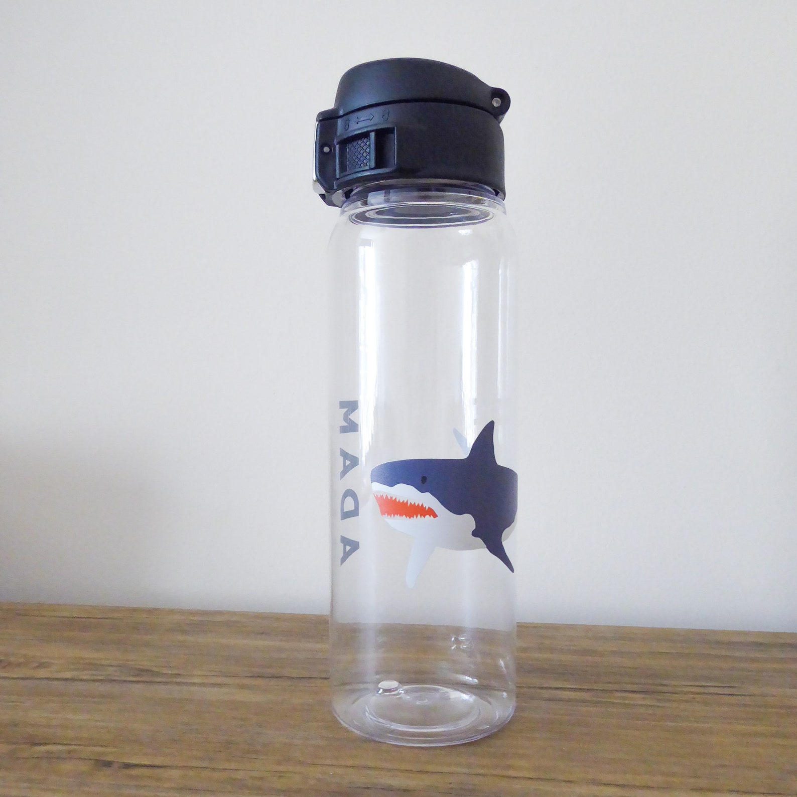 Personalised Shark Water Bottle Etsy