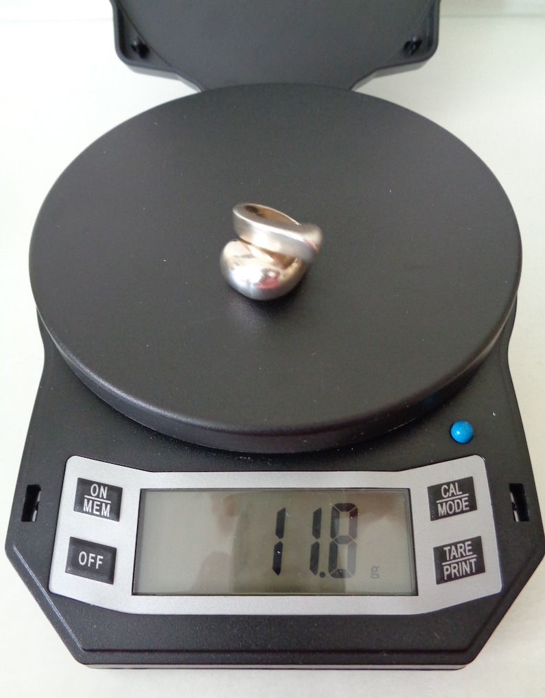 SILPADA Logo 11.8 grams Futurist Ring Size 6.5. made in India Sterling 925 Stamped