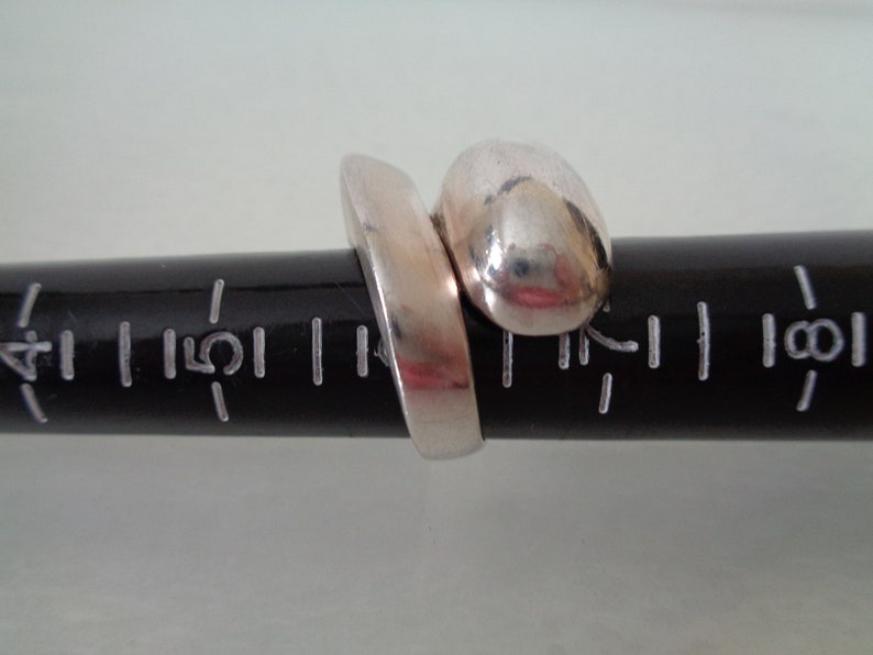 SILPADA Logo 11.8 grams Futurist Ring Size 6.5. made in India Sterling 925 Stamped