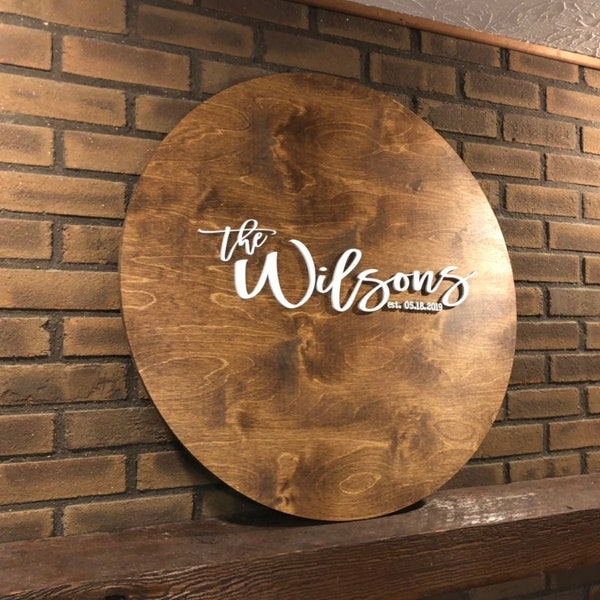Personalized Rustic Wood Wedding Guestbook Alternative | Custom Sign