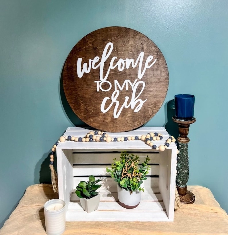 to My Crib Boys Nursery Decorations Wall Art for Etsy