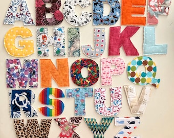 padded letters for nursery