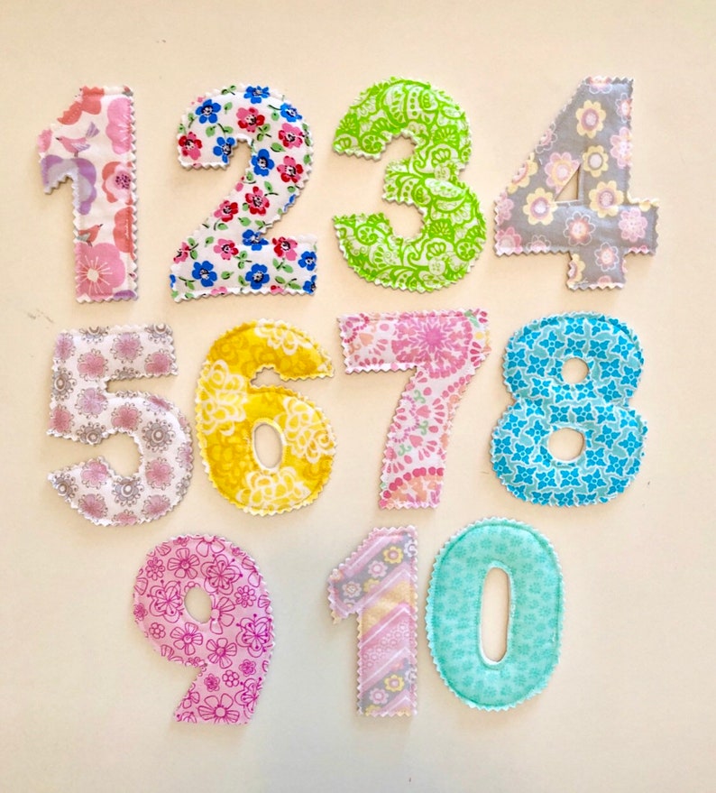 FlowerPrintLettersFabricAlphabetLearningToysEducationalPlu image 4