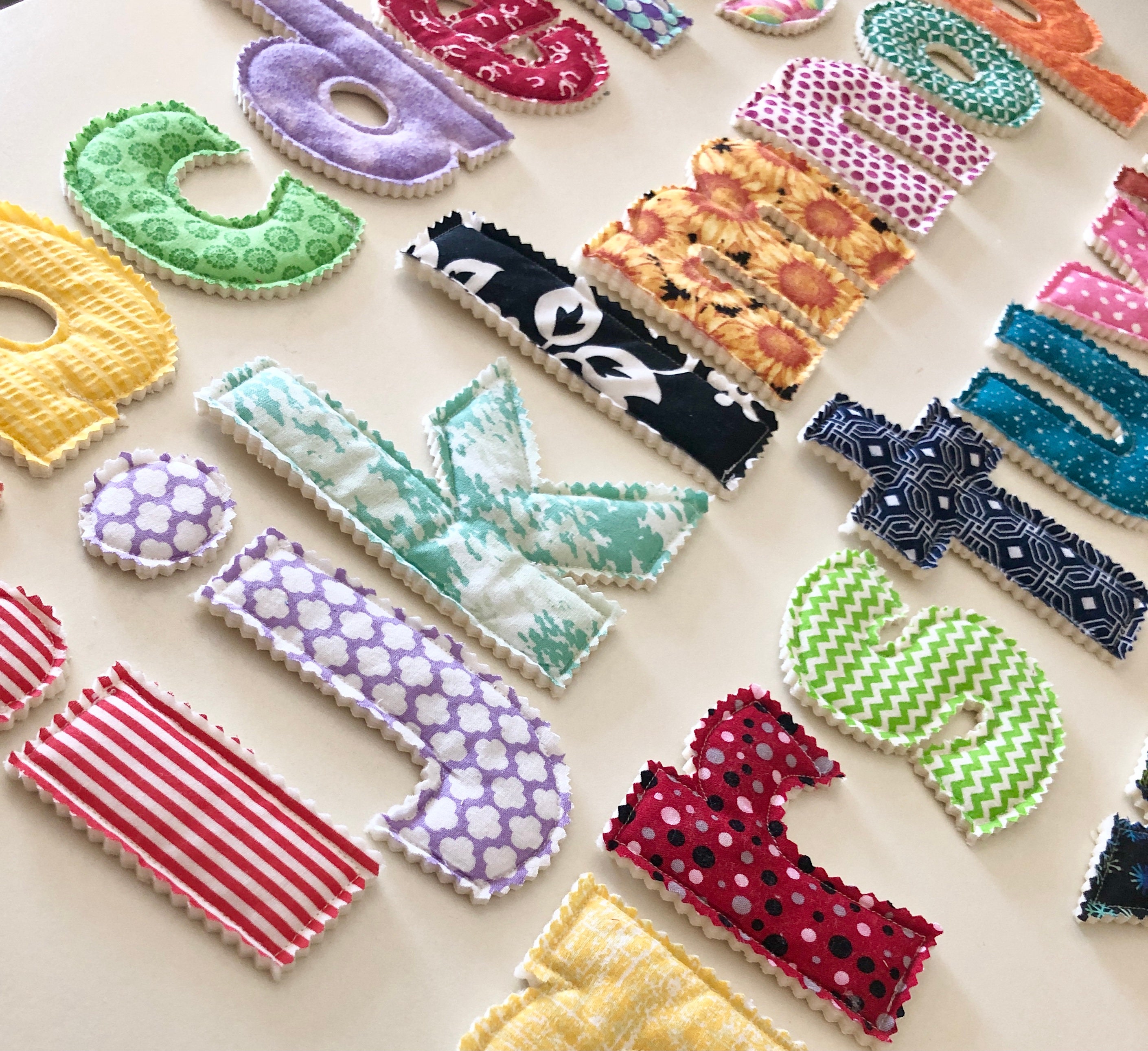 How to Make Fabric Alphabet Letters - The Seasoned Homemaker®