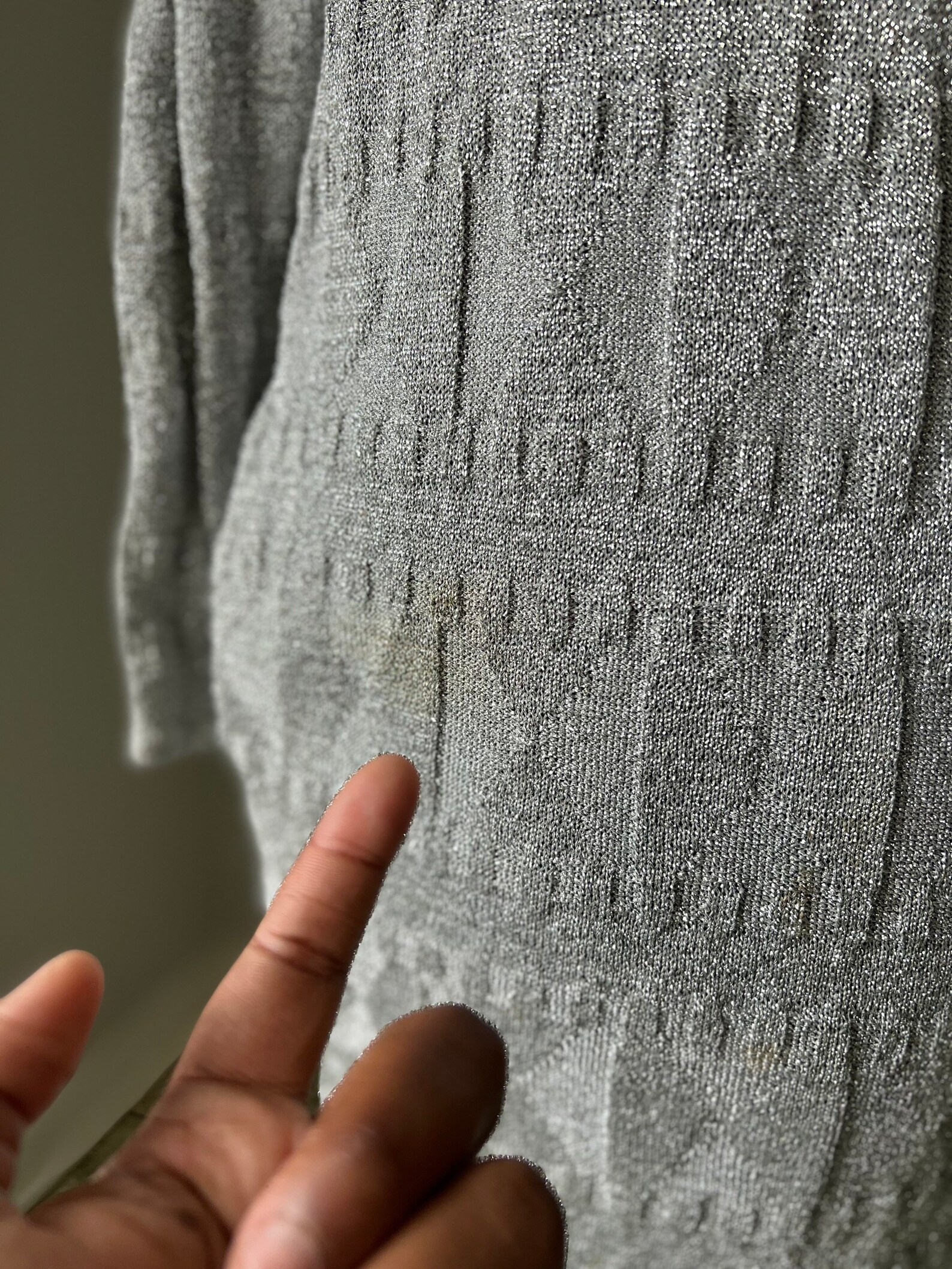 Rare Rudi's 60s Rare Rudi Gernreich - Designer - Mod Silver Geometric Embossed ...