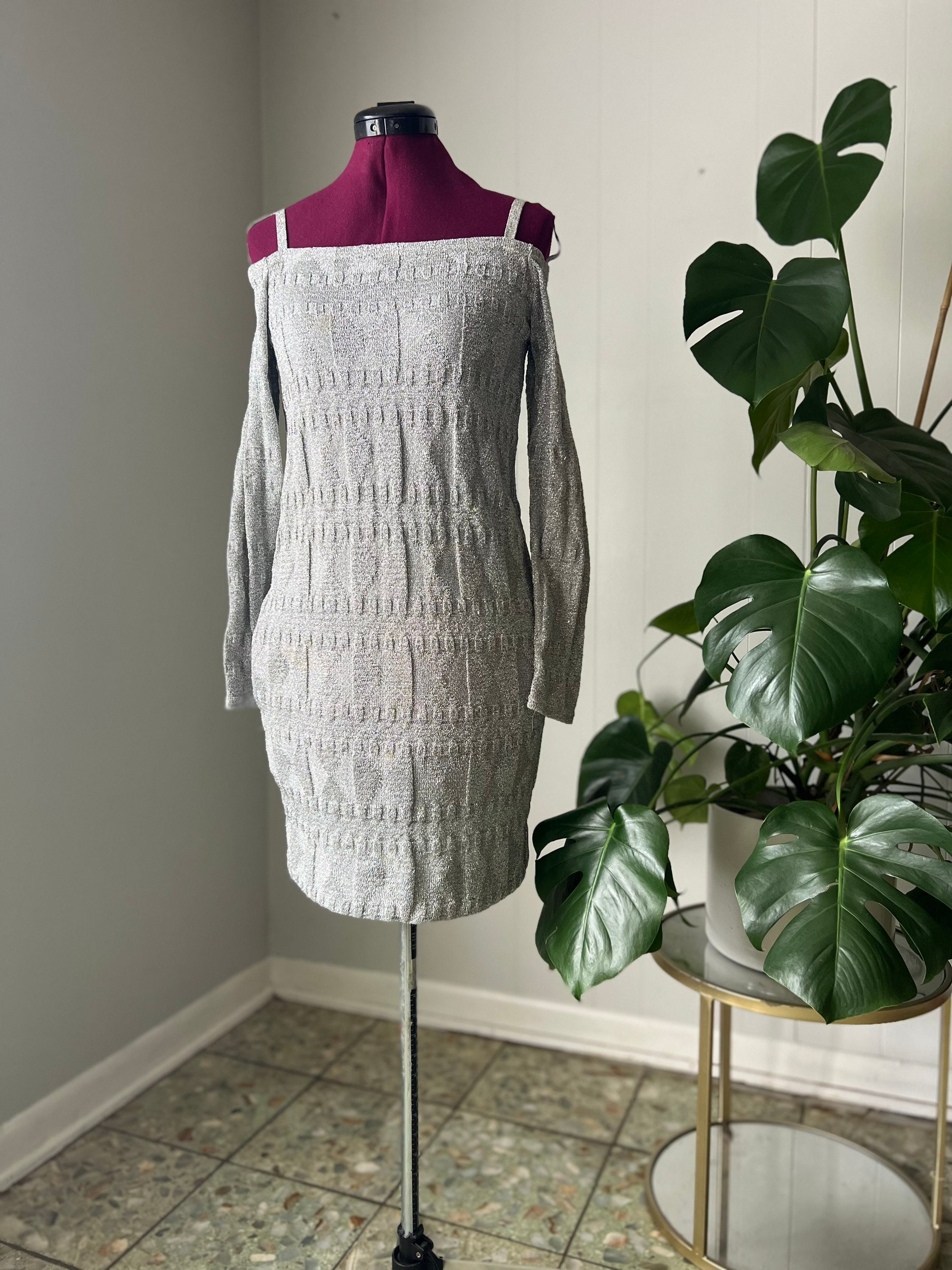 Rare Rudi's 60s Rare Rudi Gernreich - Designer - Mod Silver Geometric Embossed ...