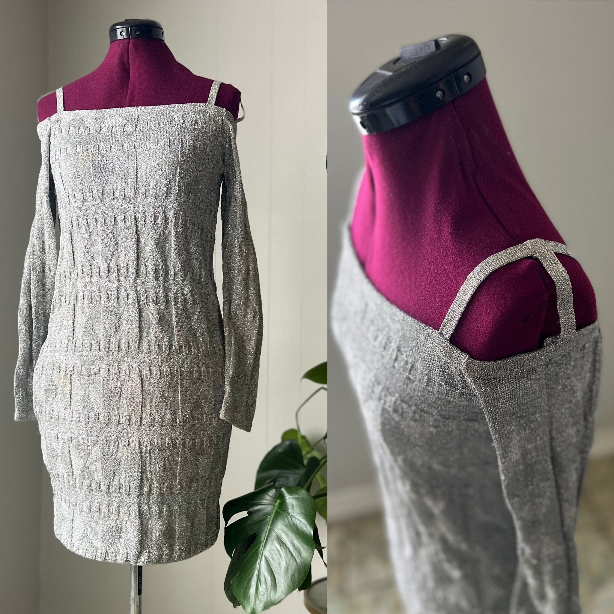 Rare Rudi's 60s Rare Rudi Gernreich - Designer - Mod Silver Geometric Embossed ...