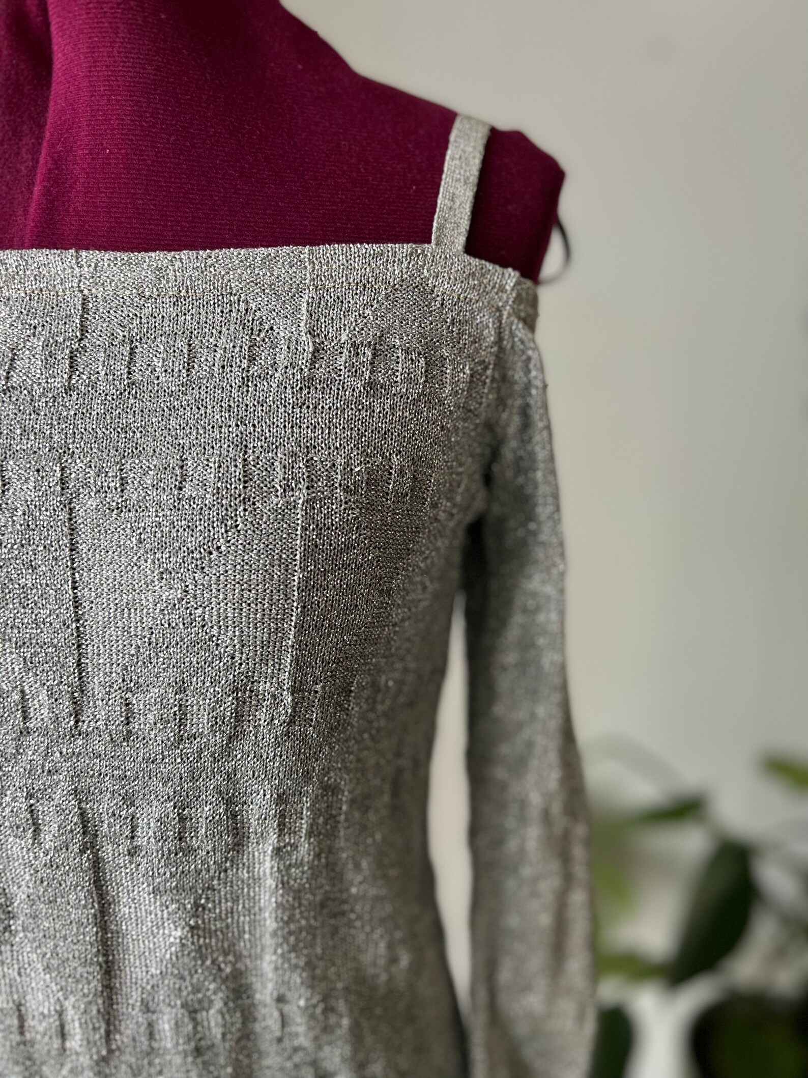 Rare Rudi's 60s Rare Rudi Gernreich - Designer - Mod Silver Geometric Embossed ...