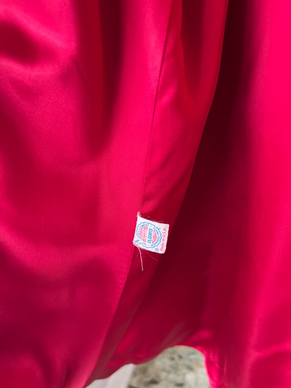 70s Luba Burgundy Wool Coat - Button Down - image 8