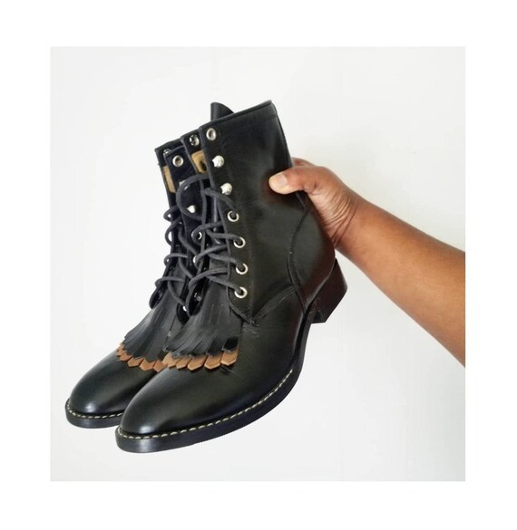 lace up roper boots