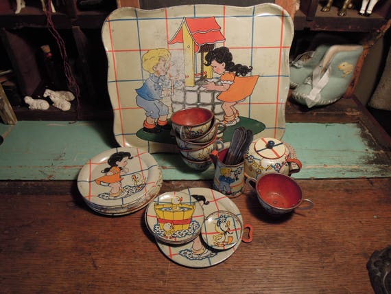 bath time tea set
