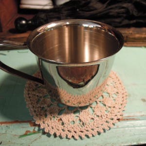 Vintage Silber Babytasse / Silber Teller Babytasse / Kinderzimmer Dekor / Neues Baby Geschenk