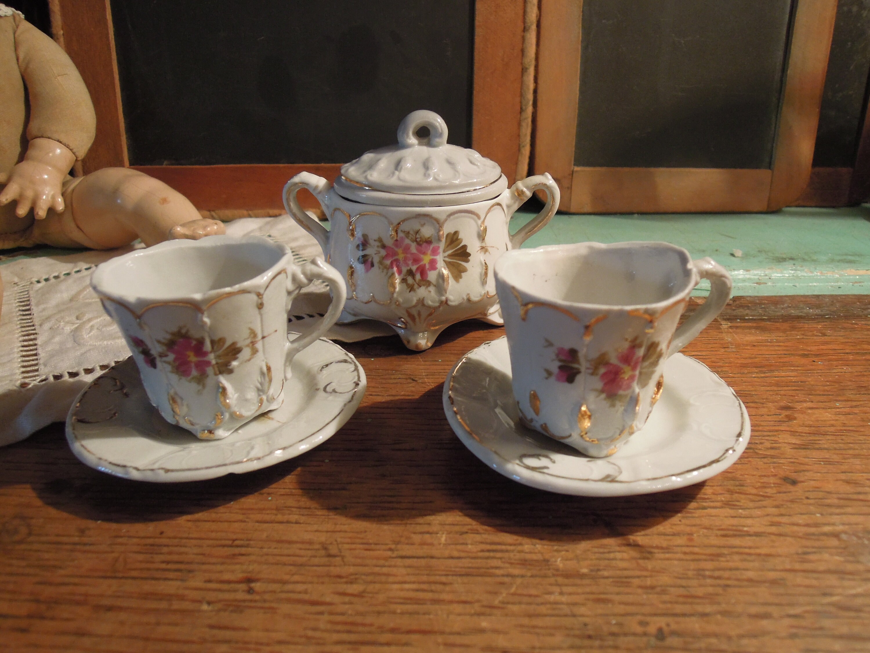 Three Piece Tea Set - Etsy Three Piece Tea Set - Etsy