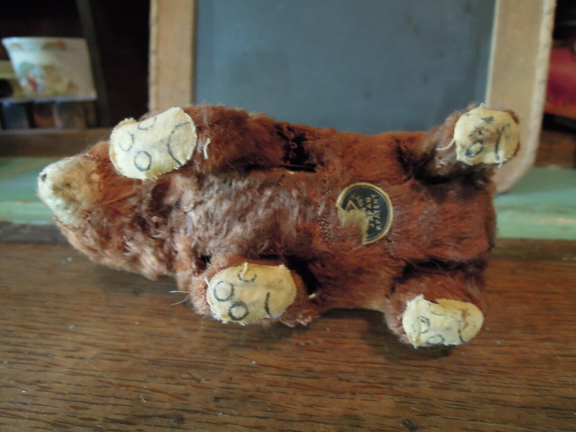 Antique WindUp Bear / Vintage Toy Bear Toy / Made in Japan Etsy