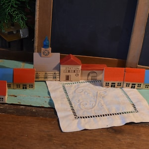 Vintage Erzgebirge Wooden Miniatures / Erzgebirge Village / Made in Germany