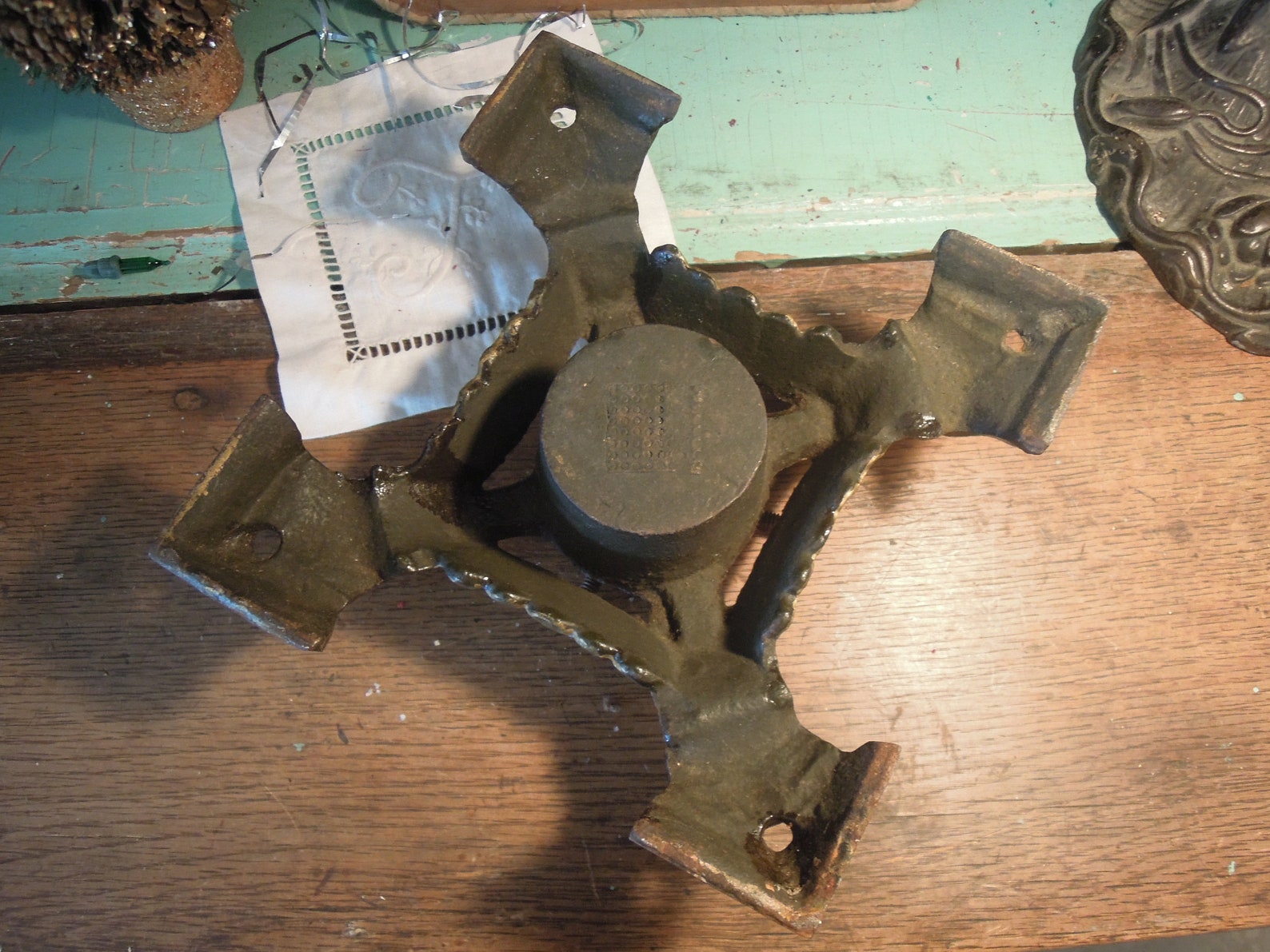 Vintage Antique Christmas Tree Stand / Victorian Ornate Cast Etsy