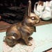 Vintage Antique Iron Bunny Bank / Cast Iron Rabbit Coin Deposit Bank ...
