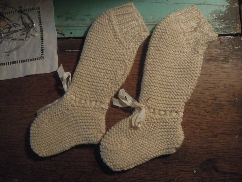 Vintage Knit Child/'s Stockings Children/'s Knee Socks Knit Stockings