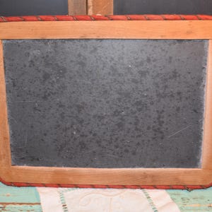 Antique Framed Chalk Board / Double Sided Child&#39;s Chalkboard