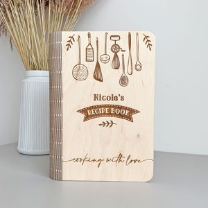 Custom Recipe Book For Her Personalized Cook Book Binder Etsy