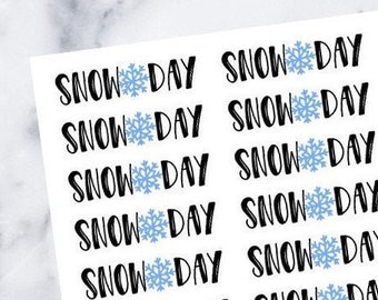 Snow Day | Script | Quarter Sheet