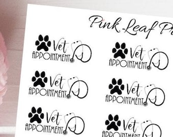 Vet Appointment | Mini Icon Planner Sticker Sheet