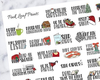 Christmas Bucket List | Planner Stickers