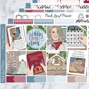 Matte | Merry CHRIST-mas | A La Carte Weekly Planner Sticker Kit