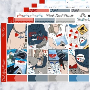 Matte | Fin Fan | A La Carte Weekly Planner Sticker Kit