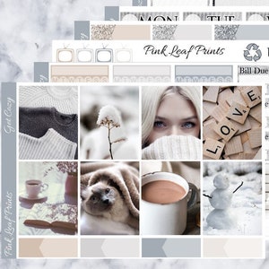 Matte | Get Cozy | A La Carte Weekly Planner Sticker Kit