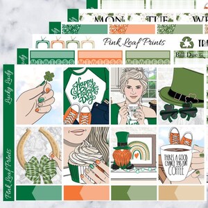 Matte | Lucky Lady | A La Carte Weekly Planner Sticker Kit