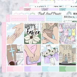 Matte | Easter Sunday | A La Carte Weekly Planner Sticker Kit