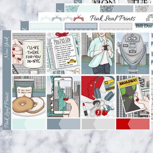 Matte | New York City | A La Carte Weekly Planner Sticker Kit