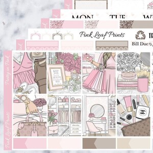 Matte | Pretty and Pink | A La Carte Weekly Planner Sticker Kit