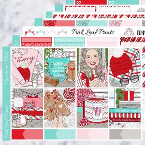 Matte | Peppermint Bliss | A La Carte Weekly Planner Sticker Kit