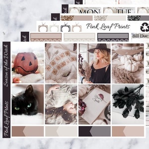 Glossy | Season of the Witch | A La Carte Weekly Planner Sticker Kit