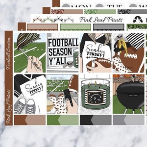 Matte | Football Season | A La Carte Weekly Planner Sticker Kit