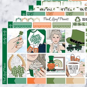 Glossy | Lucky Lady | A La Carte Weekly Planner Sticker Kit