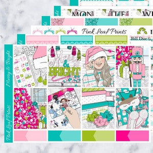 Glossy | Merry & Bright | A La Carte Weekly Planner Sticker Kit