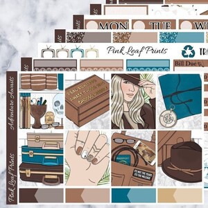 Glossy | Adventure Awaits | A La Carte Weekly Planner Sticker Kit