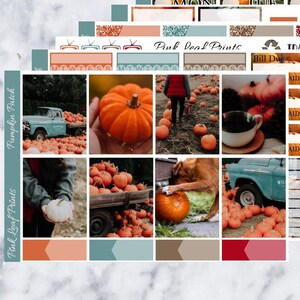 Glossy | Pumpkin Patch | A La Carte Weekly Planner Sticker Kit