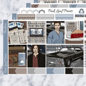 Glossy | Brothers | A La Carte Weekly Planner Sticker Kit