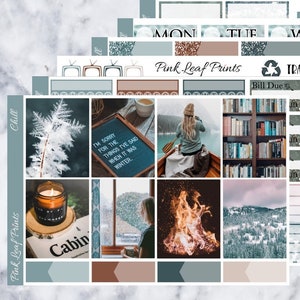 Glossy | Chill | A La Carte Weekly Planner Sticker Kit